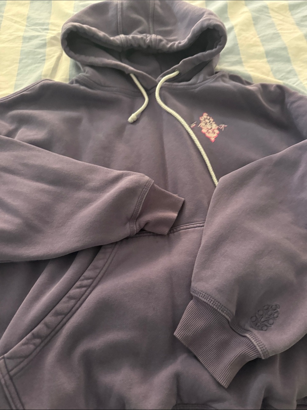 Free People Lavender Purple Hooded Sweatshirt